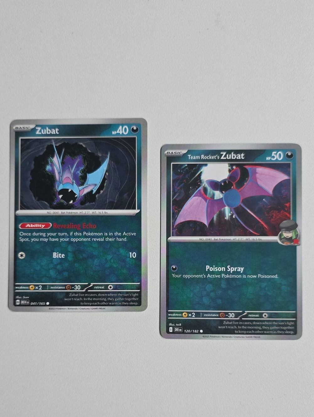 Pokemon Zubat Card Team Rocket